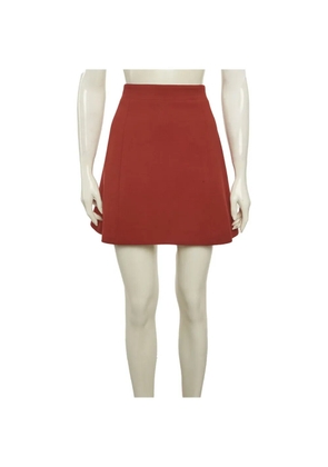 Sonia Rykiel Pre-Owned A-line mini skirt - Red