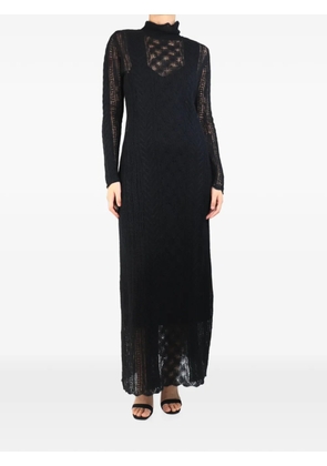 Ulla Johnson roll-neck knitted alpaca-blend maxi dress - Black