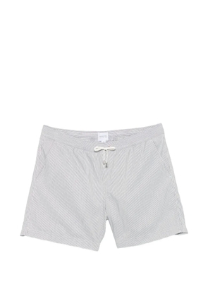 Sunspel striped swim shorts - White