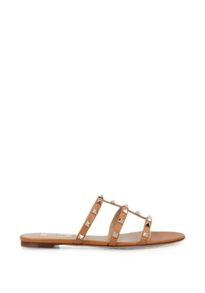 Valentino Garavani Rockstud caged sandals - Brown