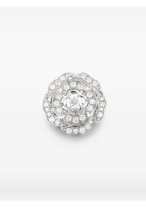CHANEL Pre-Owned 2010s Bouton de Camélia diamond ring - Silver