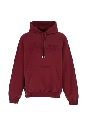 Balenciaga logo-embroidered drawstring hoodie