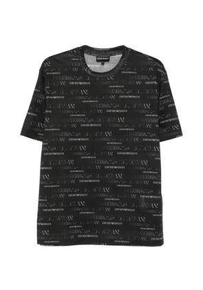 Emporio Armani logo-print T-shirt - Black