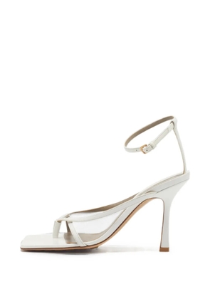 Bottega Veneta Pre-Owned Stretch heeled sandals - White