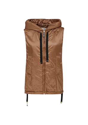 Max Mara The Cube hooded gilet - Brown