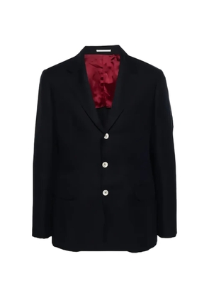 Brunello Cucinelli single-breasted notched-lapel blazer - Blue