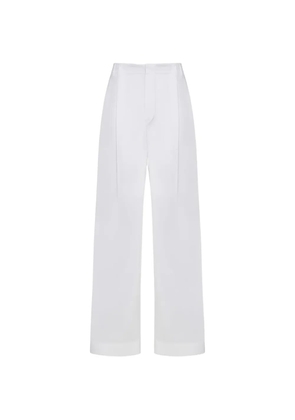 Brunello Cucinelli pleated wide-leg trousers - White