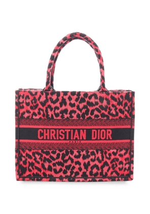 Christian Dior Pre-Owned 2010s Book Tote leopard-print tote bag - Red
