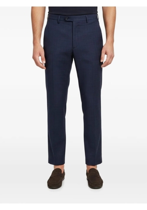 Gucci Pre-Owned checked straight-leg trousers - Blue