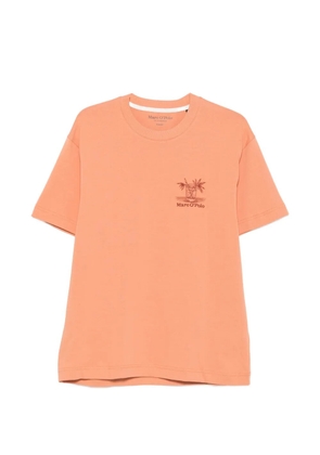 Marc O'Polo logo-embroidered T-shirt - Orange