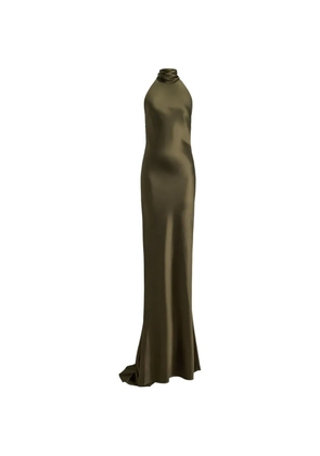 Ralph Lauren Collection halterneck maxi dress - Green