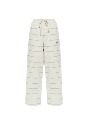 Balenciaga striped logo trousers - Neutrals