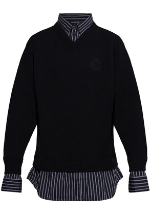 Balenciaga layered sweater - Black