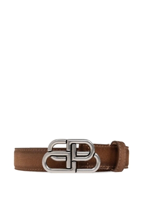 Balenciaga leather belt - Brown