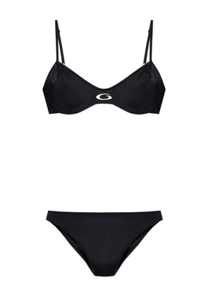 Balenciaga logo-embroidered bikini - Black
