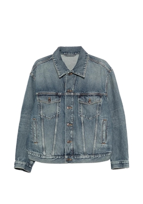 Balenciaga chest-pocket denim jacket - Blue