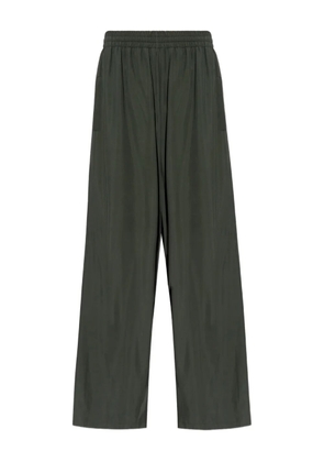 Balenciaga elasticated-waistband tack pants - Green