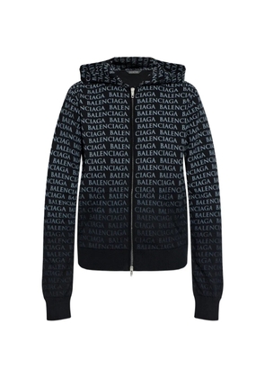 Balenciaga printed hoodie - Black