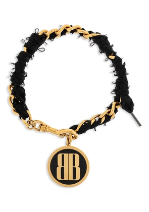 Balenciaga logo-pendant necklace - Gold