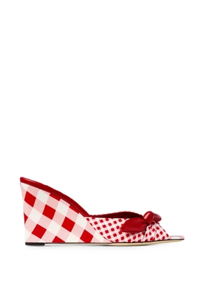 Jimmy Choo Livi Wedge 85 sandals - Red