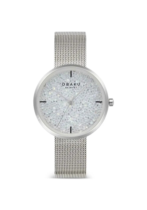 OBAKU Glimmer 32mm watch - White