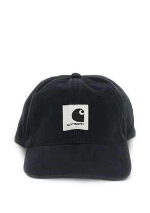 Carhartt WIP logo-patch canvas baseball cap - Black