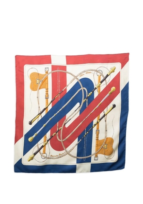 Hermès Pre-Owned 1979 Clic Clac silk scarf - Neutrals