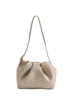 Themoirè Athena ruched tote bag - Neutrals
