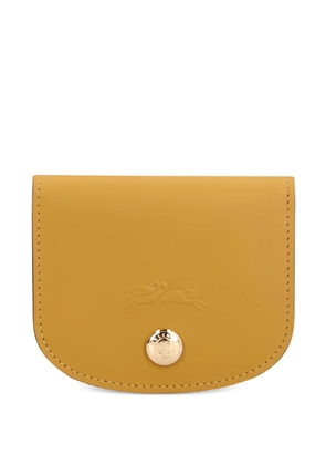 Longchamp Épure logo-embossed card holder - Brown