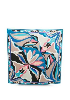 PUCCI Pre-Owned Iride print scarf - Blue