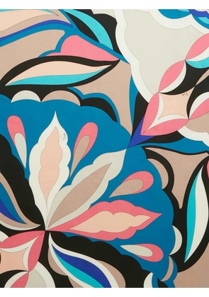 PUCCI Pre-Owned Iride print scarf - Blue