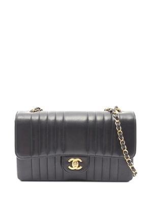 CHANEL Pre-Owned 1991-1994 Mademoiselle Stitch shoulder bag - Black