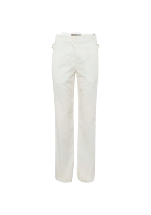 Louis Vuitton Pre-Owned straight trousers - White
