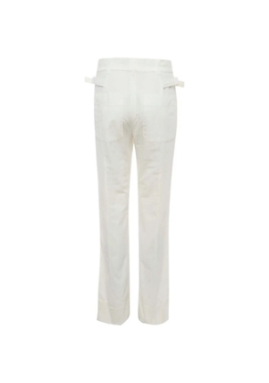 Louis Vuitton Pre-Owned straight trousers - White
