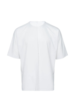 Issey Miyake Men seam-detail T-shirt - White