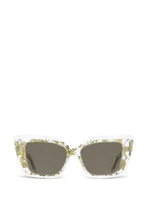 Karl Lagerfeld glitter-details sunglasses - Gold