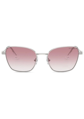 Swarovski Eyewear oversized frame sunglasses - Silver