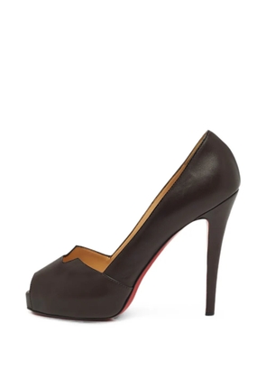 Christian Louboutin Pre-Owned Pique Prive platform pumps - Brown