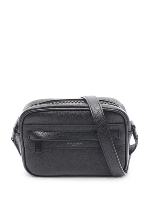 Saint Laurent Pre-Owned 2010s Camp leather camera bag - Black
