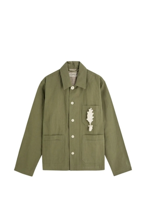 S.S.DALEY Clarence crochet-patchwork jacket - Green