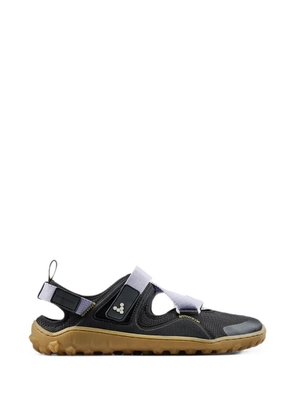 Vivobarefoot mesh-panelled touch-strap slip on - Black
