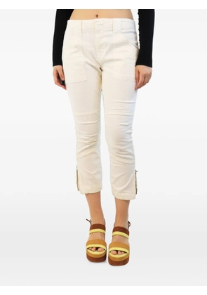 FRAME panelled cropped trousers - Neutrals