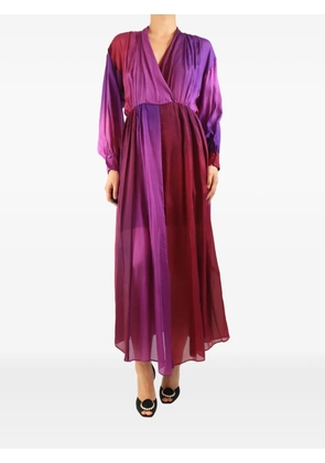 Forte Forte sheer maxi dress - Purple