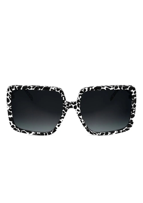 Karl Lagerfeld rectangle-frame sunglasses - Black