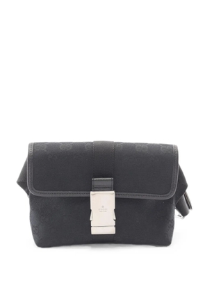 Gucci Pre-Owned 2010s GG canvas belt bag - Black