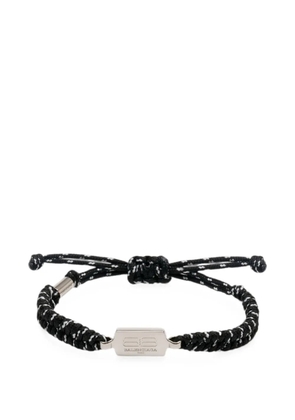 Balenciaga Saint Germain logo-plaque bracelet - Silver