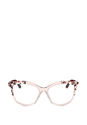 Karl Lagerfeld marble-effect cat-eye glasses - Neutrals