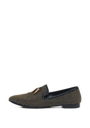 Giuseppe Zanotti Vintage Shark Tooth studded loafers - Black