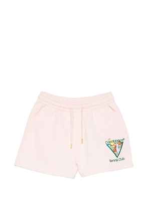 Casablanca Tennis Club Triangle drawstring shorts - Pink