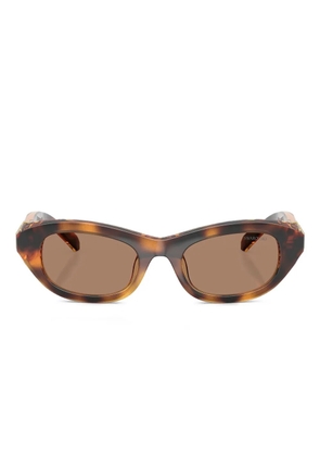 Swarovski Eyewear oval-frame tortoiseshell sunglasses - Brown